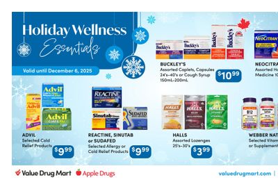 Apple Drugs Flyer November 23 to December 6
