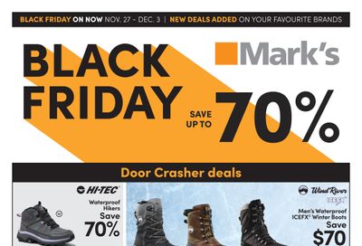 Mark's Black Friday Flyer November 27 to December 3