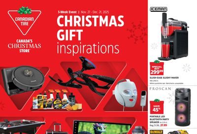 Canadian Tire Gift Inspirations Flyer November 27 to December 21