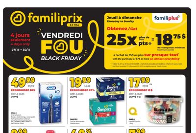 Familiprix Extra Flyer November 27 to December 3