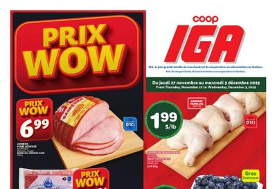Coop IGA (QC) Flyer November 27 to December 3