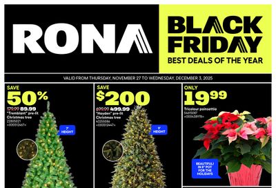 Rona & Rona+ (ON) Flyer November 27 to December 3