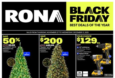 Rona & Rona+ (Atlantic) Flyer November 27 to December 3