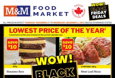 M&M Food Market (Atlantic, ON & West) Flyer November 27 to December 3