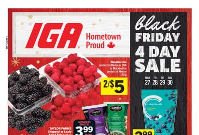 IGA (SK, MB, ON) Flyer November 27 to December 3