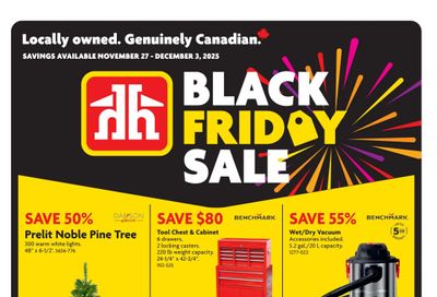 Home Hardware (ON) Black Friday Flyer November 27 to December 3