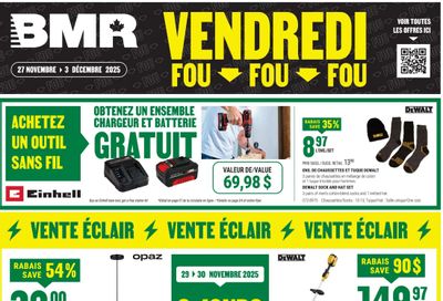 BMR Black Friday Flyer November 27 to December 3