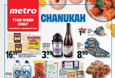 Metro (ON) Chanukah Flyer November 27 to December 3