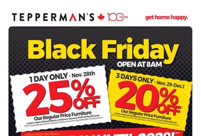 Tepperman's Black Friday Flyer November 27 to December 3
