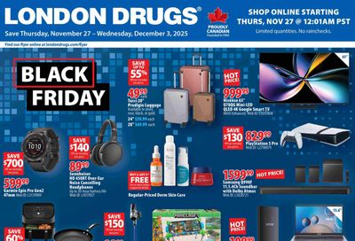 London Drugs Black Friday Flyer November 27 to December 3