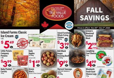 Tru Value Foods Flyer November 26 to December 2