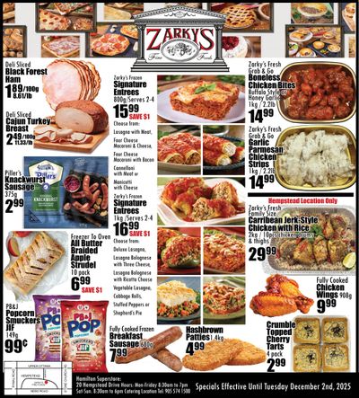 Zarky's Flyer November 26 to December 2