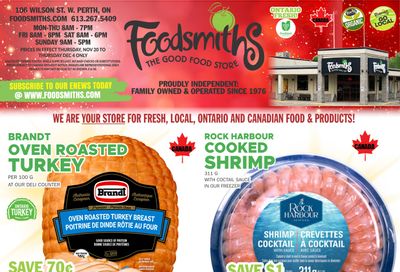Foodsmiths Flyer November 27 to December 4
