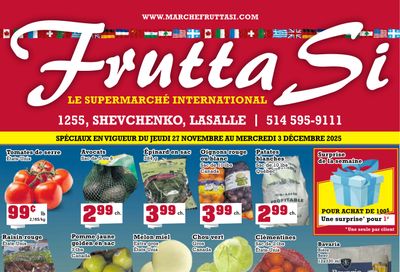 Frutta Si Flyer November 27 to December 3