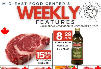 Mid-East Food Centre Flyer November 27 to December 3