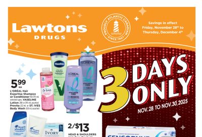 Lawtons Drugs (NB, PE, NL) Flyer November 28 to December 4