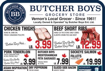 Butcher Boys Grocery Store Flyer November 26 to December 4