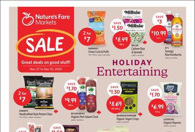 Nature's Fare Markets Flyer November 27 to December 10