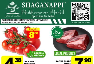 Shaganappi Mediterranean Market Flyer November 27 to December 3