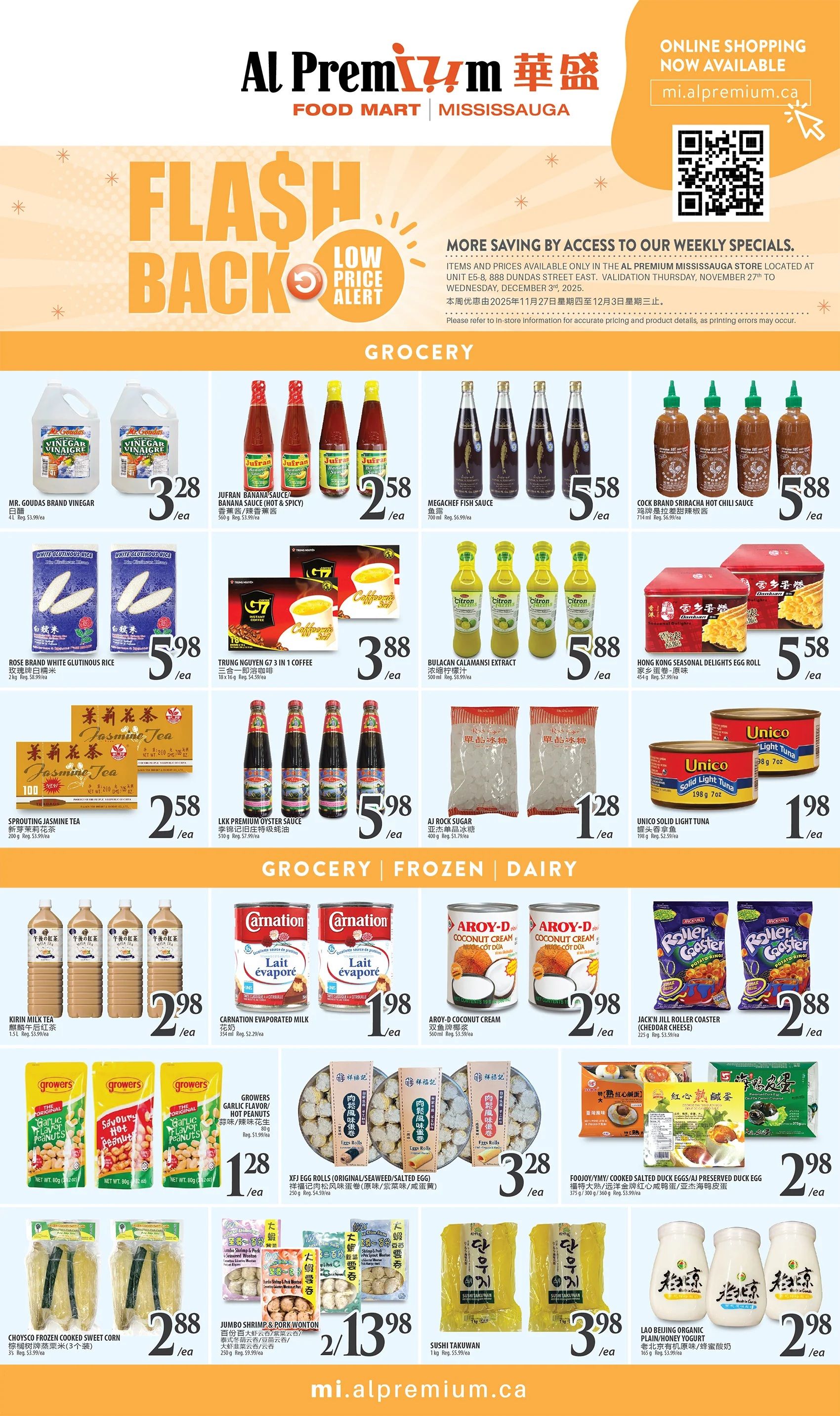 Al Premium Food Mart (Mississauga) Flyer November 27 to December 3