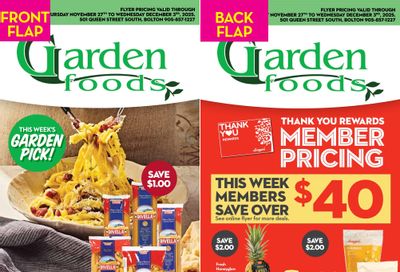 Garden Foods Flyer November 27 to December 3