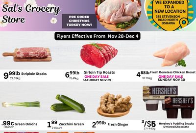 Sal's Grocery Flyer November 28 to December 4