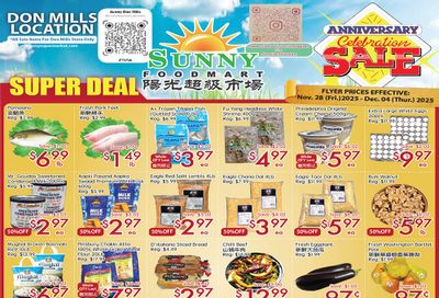 Sunny Foodmart (Don Mills) Flyer November 28 to December 4