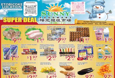 Sunny Foodmart (Etobicoke) Flyer November 28 to December 4