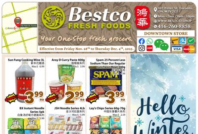 BestCo Food Mart (Downtown Toronto) Flyer November 28 to December 4