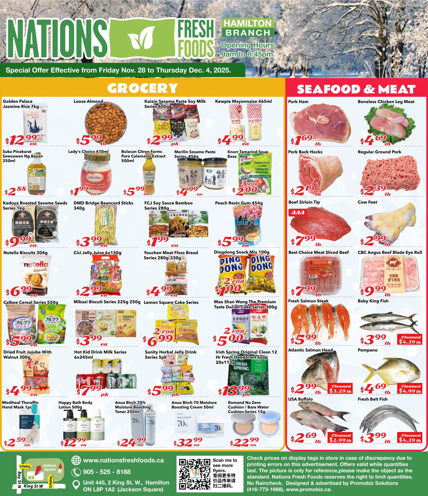 Nations Fresh Foods (Hamilton) Flyer November 28 to December 4