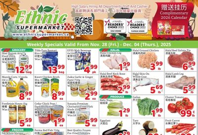 Ethnic Supermarket (Milton) Flyer November 28 to December 4
