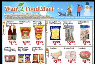 Wan 2 Food Mart Flyer November 28 to December 4