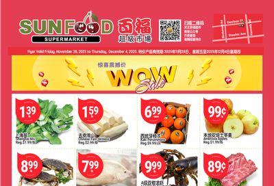 Sunfood Supermarket Flyer November 28 to December 4