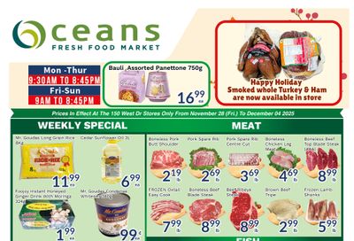 Oceans Fresh Food Market (Brampton) Flyer November 28 to December 4