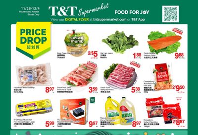 T&T Supermarket (Ottawa & Kanata) Flyer November 28 to December 4