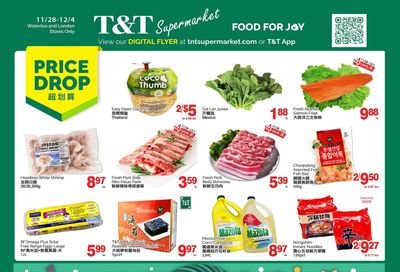 T&T Supermarket (London & Waterloo) Flyer November 28 to December 4