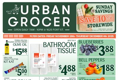 Urban Grocer Flyer November 28 to December 4
