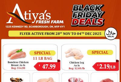 Atiya's Fresh Farm Flyer November 28 to December 4