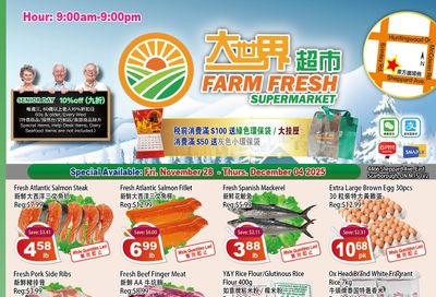Farm Fresh Supermarket Flyer November 28 to December 4