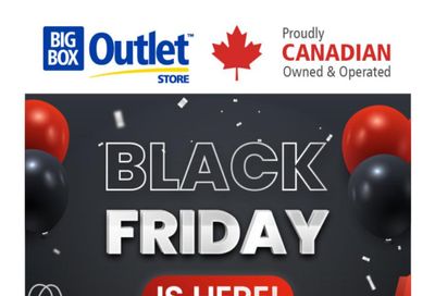 Big Box Outlet Store Black Friday Flyer November 28 to 30