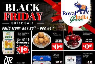 Royal India Grocers Flyer November 28 to December 4