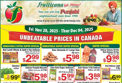 Fruiticana (Chestermere) Flyer November 28 to December 4