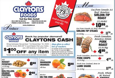 Claytons Heritage Market Flyer November 28 to December 4