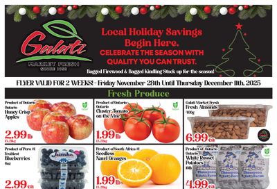 Galati Market Fresh Flyer November 28 to December 11