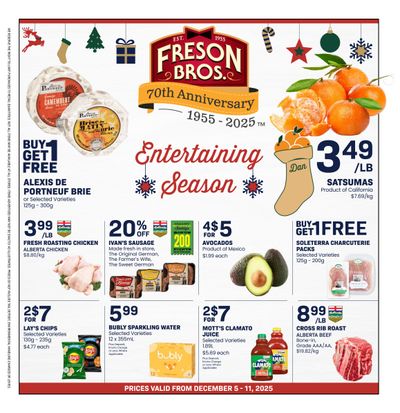 Freson Bros. Flyer December 5 to 11