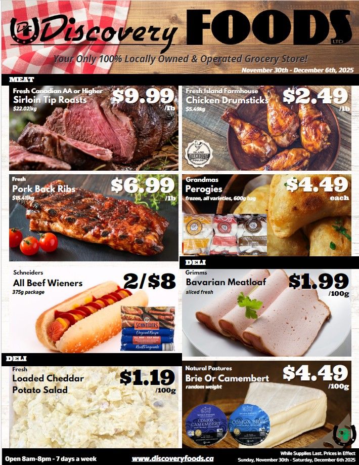 Discovery Foods Flyer November 30 to December 6