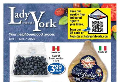 Lady York Foods Flyer December 1 to 7