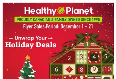 Healthy Planet Flyer December 1 to 21