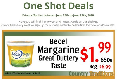 Country Traditions One-Shot Deals Flyer June 19 to 25