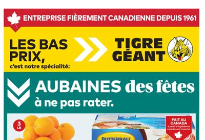 Tigre Géant Flyer December 3 to 9